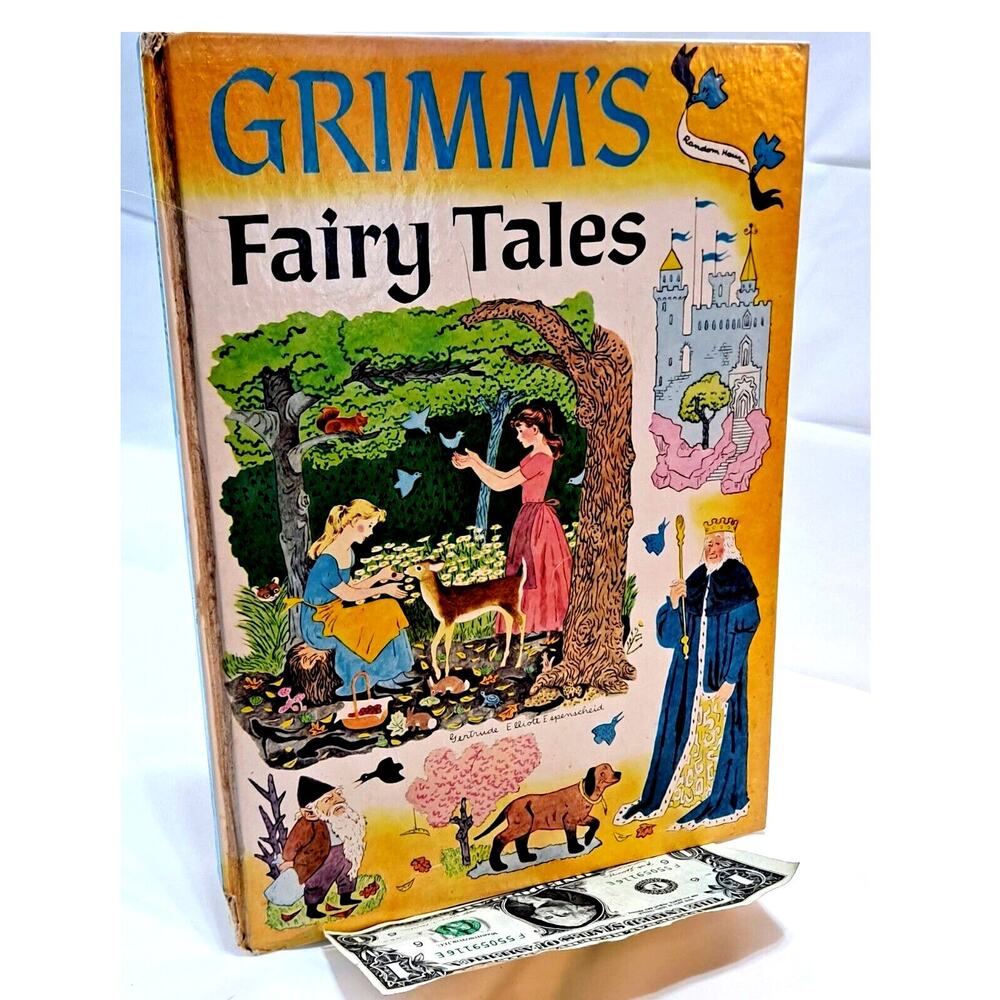 Grimm's Fairy Tales retold by Rose Dobbs (1955 Hardcover without Dust Jacket)